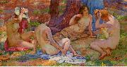 Four Bathers Theo Van Rysselberghe